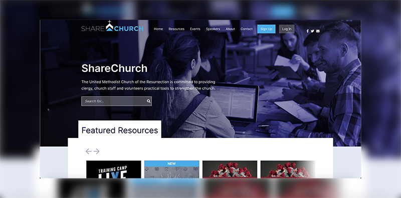 ShareChurch.com Screenshot