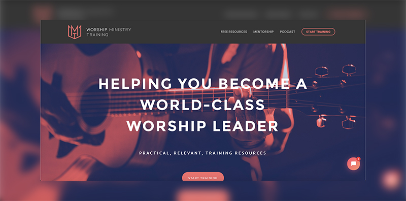 Worship Ministry Training Screenshot