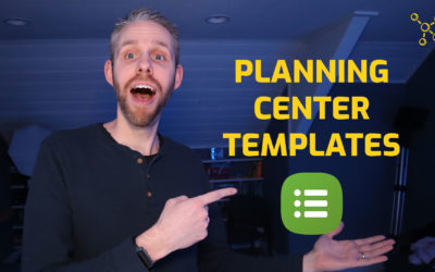 How To Create And Use Planning Center Templates