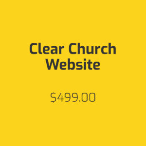 Clear Church Website Product Image