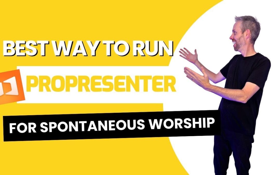 Master ProPresenter Hotkeys: Never Miss a Slide Again! (Worship Leader MUST-KNOW Hack)